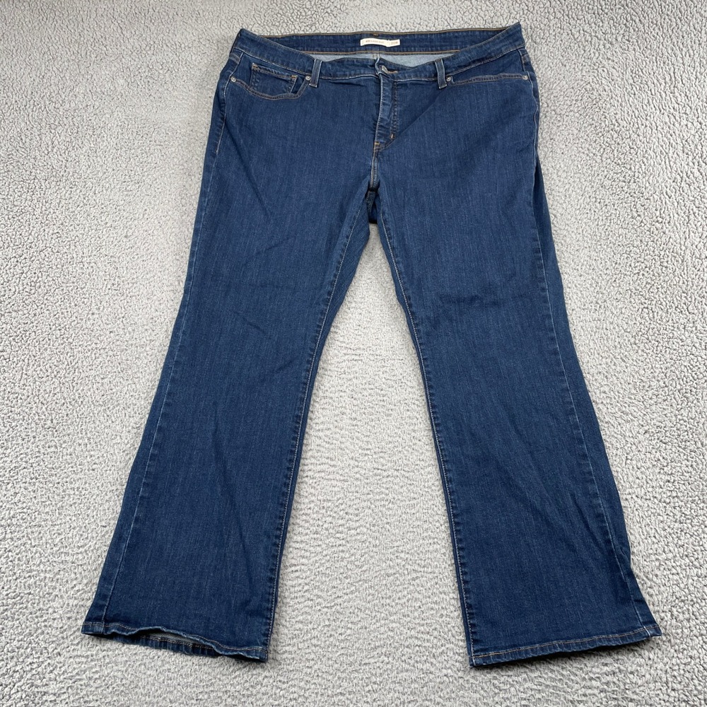 Levis 415 Jeans Womens 20W Blue Classic Boot Cut Stretch Denim Pants
